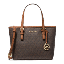 迈克.科尔斯（MICHAEL KORS）MK女包 奢侈品 JET SET菜篮子托特包 深棕585.55元（需领券）