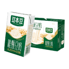 88vip、豆本豆唯甄原味豆奶250ml*24盒25.6元（返卡5元+1.5元金币）