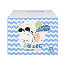 巴布豆（BOBDOG）小波浪薄柔亲肤拉拉裤XL60片(12-17KG)加大码拉拉裤柔软透气72元 (月销4000+)