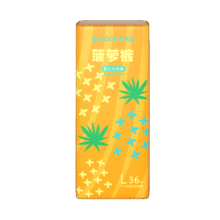 巴布豆（BOBDOG）新菠萝拉拉裤夏季超薄透气尿不湿夏天薄款婴儿尿裤学步裤超薄芯体 拉拉裤XXL68片【28-34斤】94元 (券后省30)