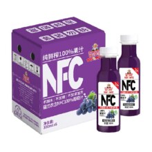 福兰农庄NFC葡萄汁300ml×6瓶17.3元（需领券）