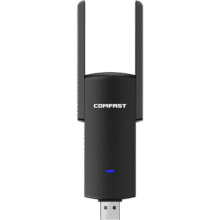 COMFAST  CF-924AC双频千兆USB无线网卡1300M台式机专用笔记本电脑WIFI接收发射器59元 (月销2000+)