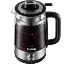 苏泊尔（SUPOR）养生壶 复古喷淋式煮茶器煮茶壶烧水壶1L 电热水壶迷你玻璃花茶壶304不锈钢黑茶 SW-10C05149元 (券后省500,月销1000+)