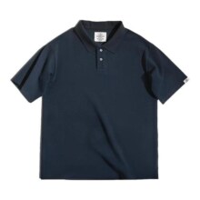 马登工装 美式复古重磅珠地棉polo衫宽松翻领透气半袖短袖T恤男夏98.9元