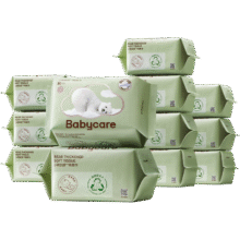 品牌直供-babycare云朵绵柔巾80抽×12包61.66元（需领券，合5.14元/件）