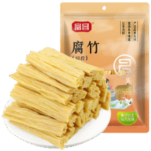 富昌 腐竹段618g 手工头层黄豆制品特产干货腐竹皮腐竹段炒菜火锅食材92.48元（合23.12元/件）