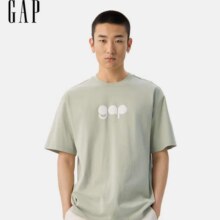 plus会员：Gap 新款男士纯棉T恤、需凑单56.1元+凑53.2元