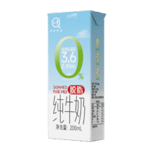 再降价、plus：认养 脱脂纯牛奶 3.6g乳蛋白 200mL*10盒13.5元（合1.35元/盒、微信小程序）