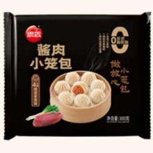 思念 鲜美猪肉风味小笼包 速冻包子 儿童早餐半成品面点 肉包蒸包 酱肉小笼包300g39元（需领券，合3.90元/件）