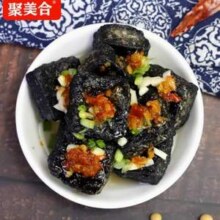 32年长沙老牌，聚美合 长沙臭豆腐生胚 经典款20大片黑（送配料 ）9.2元包邮