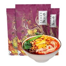 李子柒加辣加量螺蛳粉柳州螺狮粉广西特产螺丝粉速食粉丝400g*3袋24.6元 (券后省5.3)