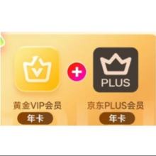 爱奇艺黄金VIP会员年卡+京东PLUS会员年卡148元（需领券）