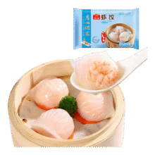 广州酒家利口福 虾饺 160g 8个 儿童早餐 早茶点心 饺子方便菜11.9元 京东试用