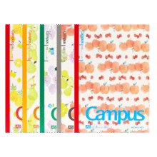 国誉（KOKUYO）水果笔记本子Campus限定款8mm点线软面抄B5无线装订笔记本大学生记事本 B5缤纷生活 5本装32元 (券后省0.9)
