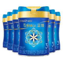 美赞臣蓝臻 3段奶粉 幼儿配方奶粉（12-36月）820g*6罐 乳铁蛋白 新国标1974元 (券后省0.95,月销1w+)
