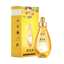 韩金靓 HANJINLIANG 果油泡泡植物染发剂 自然黑 18ml*10袋（多色号可选）合14.5元/件（买一送一）实付29元