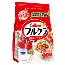 卡乐比（Calbee）即食燕麦片 原味水果麦片600g 日本进口非油炸 早餐零食冲饮代餐69.9元 (月销1w+)