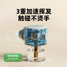 超威 电热蚊香液 3瓶1器（165晚）券后11.3元