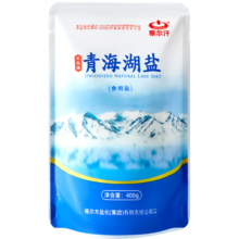 天然湖盐加未加碘食用盐【包装随机发货】 未加碘 400g*7袋3.45元