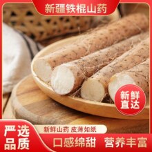 11日00:00京鲜生新疆天山铁棍山药粉糯5斤60-80cm新疆种植徐州发货源头直发包邮13.71元（需领券）