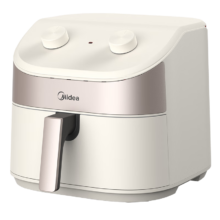 plus会员：美的全自动空气炸锅家用 不用翻面 宽口实用大容量6L KZE6017114.55元（晒单返后)