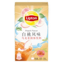 立顿（Lipton） 冷泡冰饮果汁粉 白桃风味乌龙茶粉固体饮料  10条装100g17.9元 (券后省0.85,月销1000+)