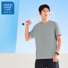 再降价：真维斯 男士速干T恤 *4件48.6元（合12.15元/件）