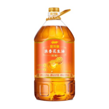 金龙鱼精选浓香花生油5L食用油菜油 营养健康 香浓家用 桶装77.9元