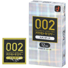 88VIP：okamoto冈本 002EX超薄避孕套 12只*3件132.28元包邮+297淘金币（合44.09元/件）
