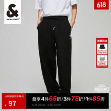 杰克琼斯 杰克·琼斯（JACK&JONES）男装夏季休闲裤百搭束脚裤休闲裤男E40黑色 M 175券后52.21元