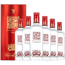 全兴大曲 老八大名酒 纯粮食酿造浓香型口粮酒 高度白酒 52度 500mL 6瓶 老号十二顺598元