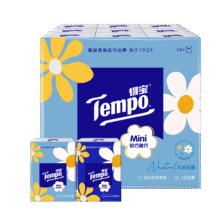 TEMPO  得宝  一博同款 手帕纸 Mini系列4层5张*18包8.21元（需领券）