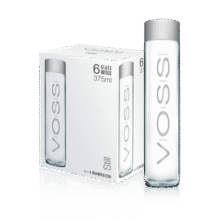 芙丝（VOSS）挪威进口饮用天然泉水(深层自流)375ml*6(玻璃瓶)礼盒装 健康佐餐99.9元 (券后省0.9)