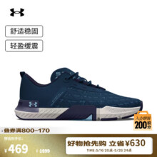 安德玛（UNDERARMOUR）TriBase Reign 5男子稳定支撑健身运动训练鞋3026021 学院蓝401 41418元（需领券）