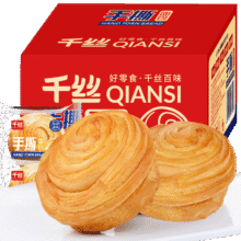 千格 手撕面包 1000g10.9元包邮（需领卷）