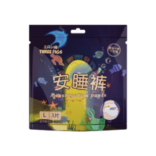 三只小猪安睡裤经期裤3片装安心裤夜用裤型卫生巾超弹经期用防漏1元（2人团）