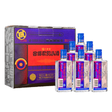 泸州老窖 会唱歌的小酒 52度 浓香型白酒 100ml*6瓶 礼盒装  端午送礼66.33元