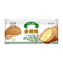 多美鲜（SUKI）阿根廷进口 天然动脂黄油 原味200g 冷藏 烘焙 煎牛排 面包 饼干28.9元 (券后省0.9,月销1000+)