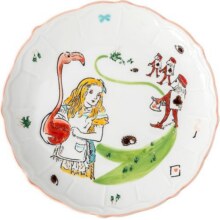JOYYE爱丽丝新骨瓷婚礼餐具套装盘子家用釉下彩陶瓷餐盘新婚礼物296元