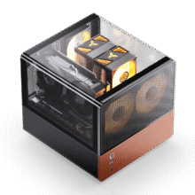 plus:乔思伯 V12 黑色 MATX桌面机箱（海景房/Type-c Gen2 10Gbps+/北美胡桃木/MATX版型/23L体积/ATX电源）491.36元（需领券）