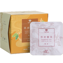 大益TAETEA茶叶普洱茶熟茶 陈皮三角袋泡茶包 36g/盒 商务便携49元 (月销2000+)
