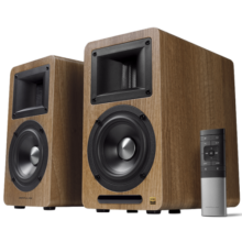 漫步者（EDIFIER）AIRPULSE A80 书架式有源音箱 蓝牙音箱 客厅音响 电视音响 胡桃木3249元