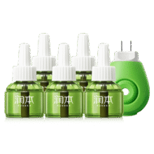 润本（RUNBEN）蚊香液电蚊香驱蚊液120晚大容量45ml×4瓶+1器防蚊定时无香型儿童34.9元 (月销1w+)