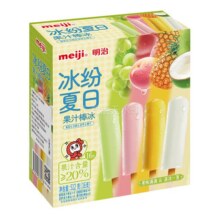 meiji 明治 水果茶饮系列雪糕冰淇淋 果汁棒冰32g*16支（任选5件）87元（合17.4元/件）