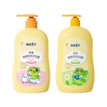 青蛙王子儿童洗发水沐浴露 青少年洗发水沐浴露二合一 500ml*2 赠婴儿湿巾25.8元