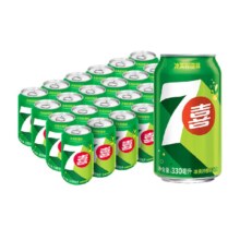 88vip、百事可乐7喜美年达碳酸饮料330ml*24罐