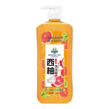 西柚 洗洁精食品级去油去污不伤手果蔬餐具净 500ml* 1瓶 2件2.51元（买一送一）