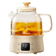 PLUS会员：小熊 养生壶  0.8L 全玻璃壶体 0胶水速沸 YSH-M08B3150.93元（需领券，返20元E卡后）