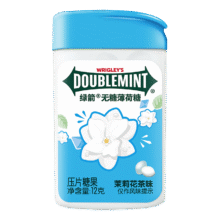 绿箭无糖薄荷糖茉莉花茶味约20粒12g 薄荷糖清新口气糖休闲零食糖果2.7元 京东秒杀