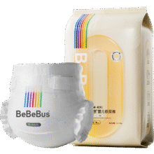 bebebus超裤护臀纸尿裤试用装M码4片（6-11kg）透气超薄尿不湿5.82元（需领券）